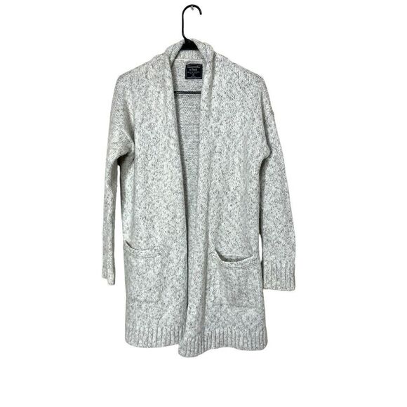 Abercrombie & Fitch Heather Gray Knit Cardigan Size XS - Picture 1 of 11